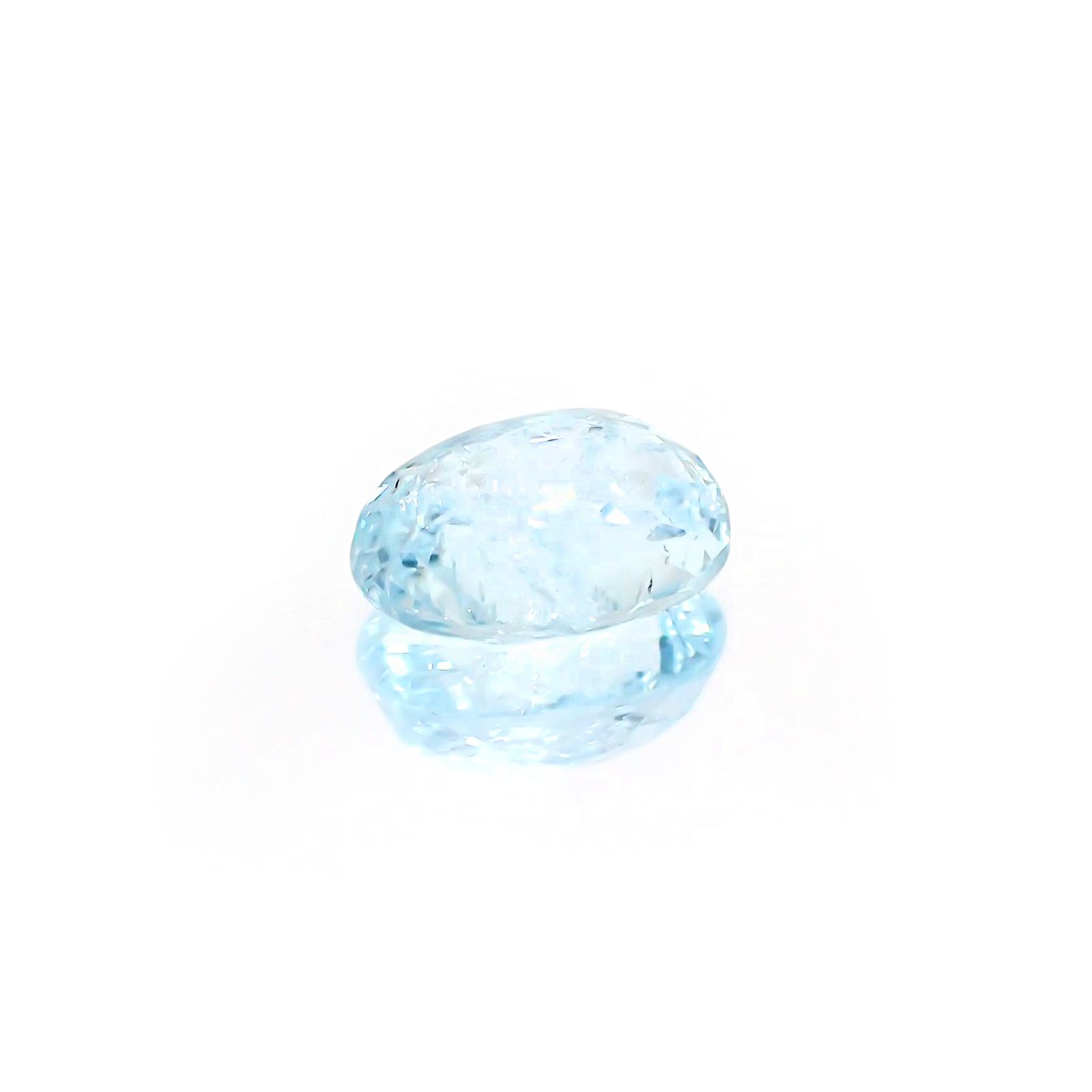 パライバトルマリン(宝石名トルマリン/別名パライバ・トルマリン) モザンビーク産 識別済 1.83ct / 8.6×6.7mm前後 [21059397]
