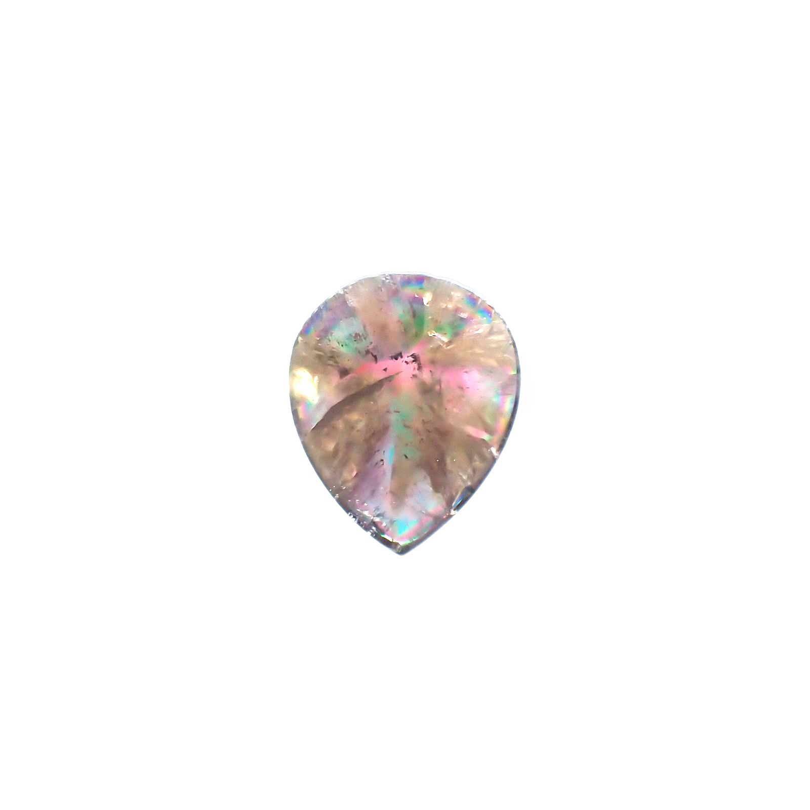 トラピッチェアメトリン 偏光板2枚付き  ブラジル・ミナスジェライス州産 10.56ct[220918106]22.3x18.4mm前後