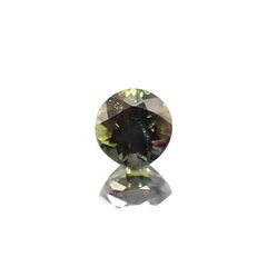 ゴールドシーンサファイア(宝石名シーン・サファイア)ケニア産 識別済 0.36ct / 3.9x3.9mm前後 [231023799]