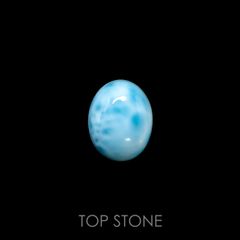 ラリマー(宝石名ブルー・ペクトライト) ドミニカ共和国産 2.44ct 識別済[210913266]8.8×7.1mm前後