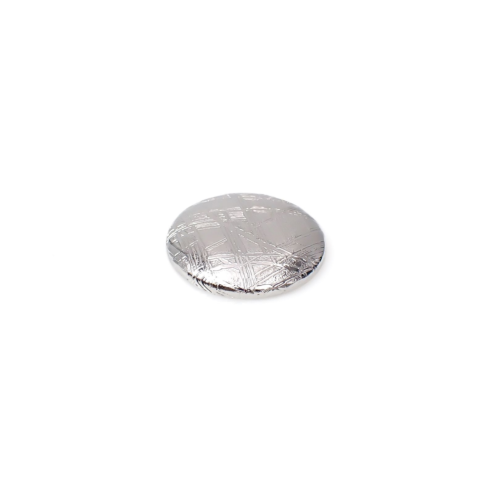 ムオニナルスタ隕石 発見地:スウェーデン 19.79ct[240125755]17.4x17.3mm前後
