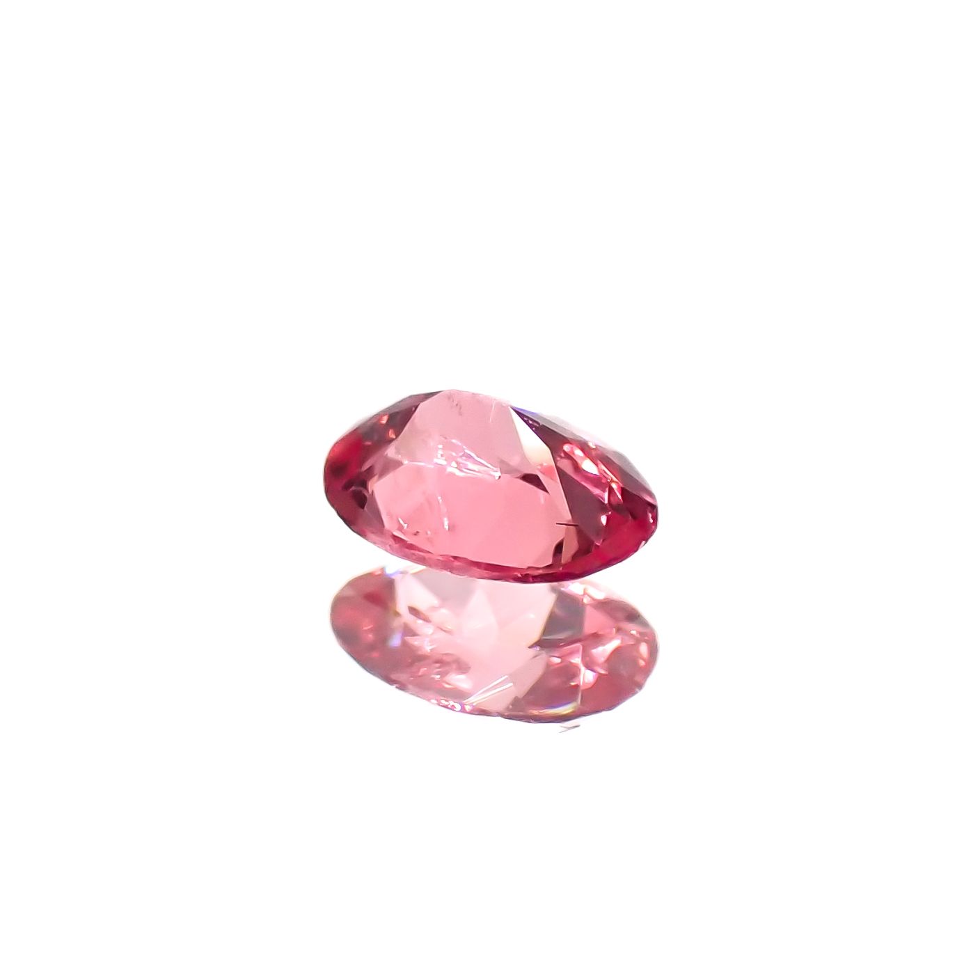 ピンクスピネル パパラチャカラー タンザニア産 0.13ct[230421855]3.8x2.8mm前後