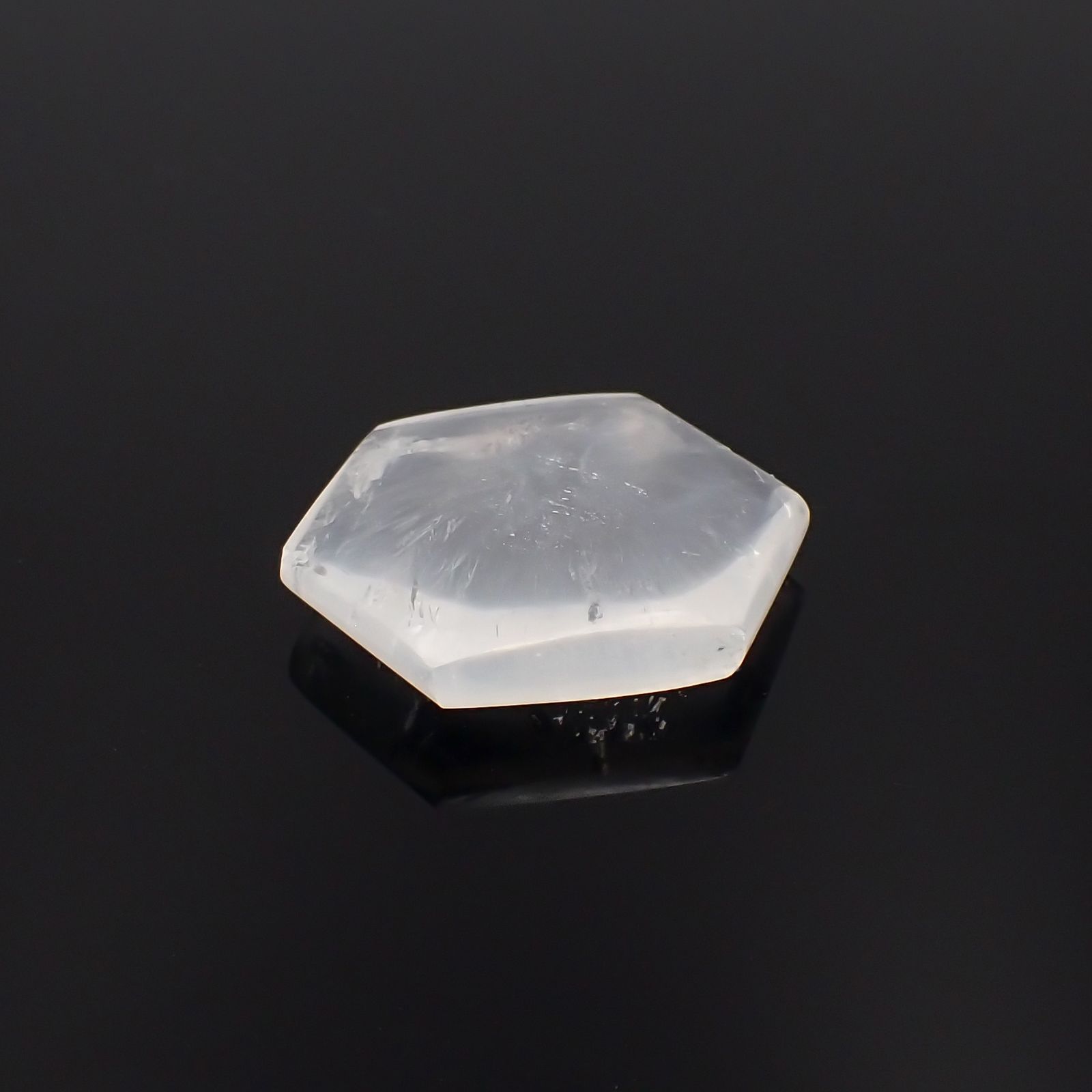 トラピッチェクォーツ 偏光板2枚付き コロンビア・ボヤカ産 25.91ct[230823258]23.5x22.2mm前後