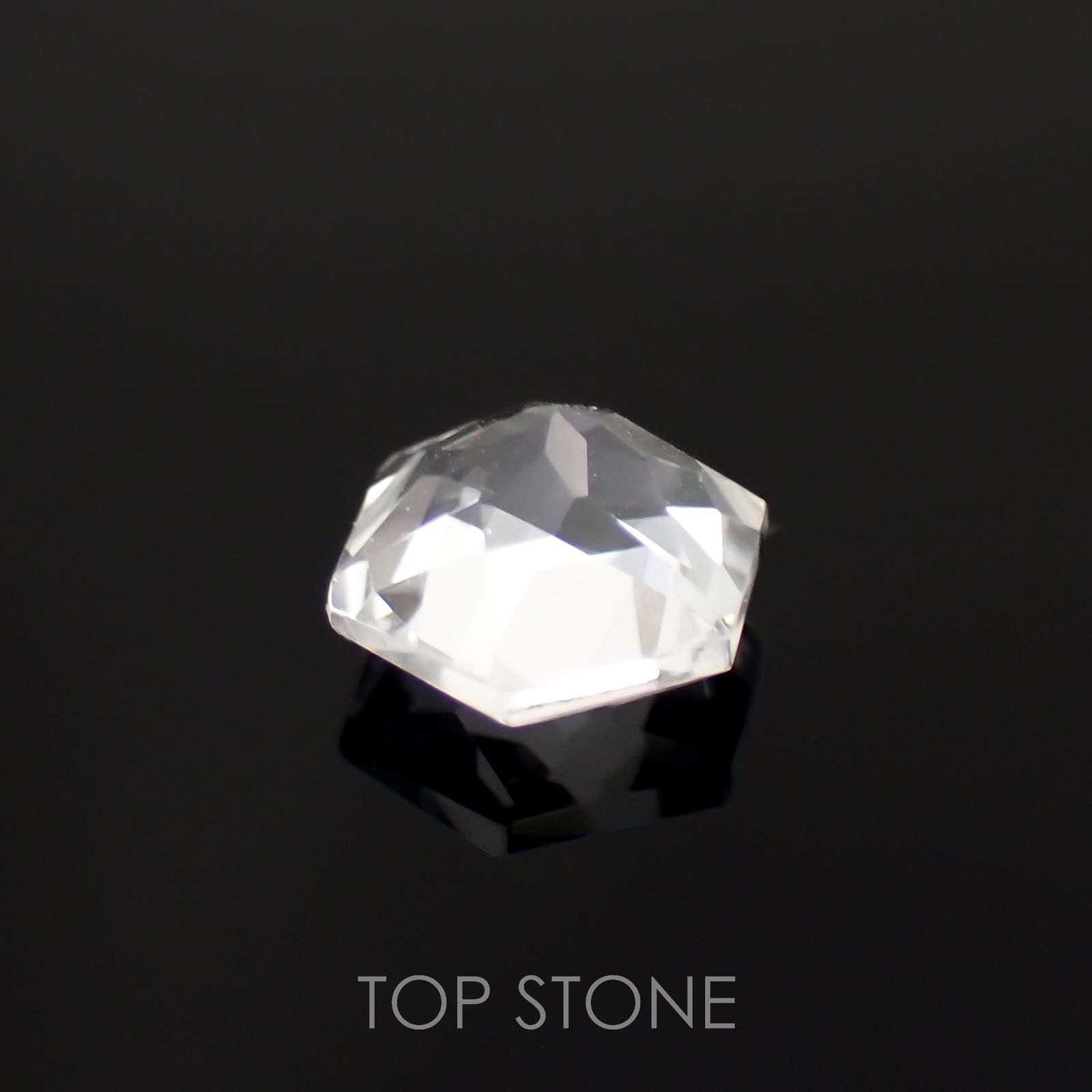 ◇ヘキサゴンカット◇ホワイトトパーズ ブラジル産 1.21ct[221018503]6.1x6mm前後