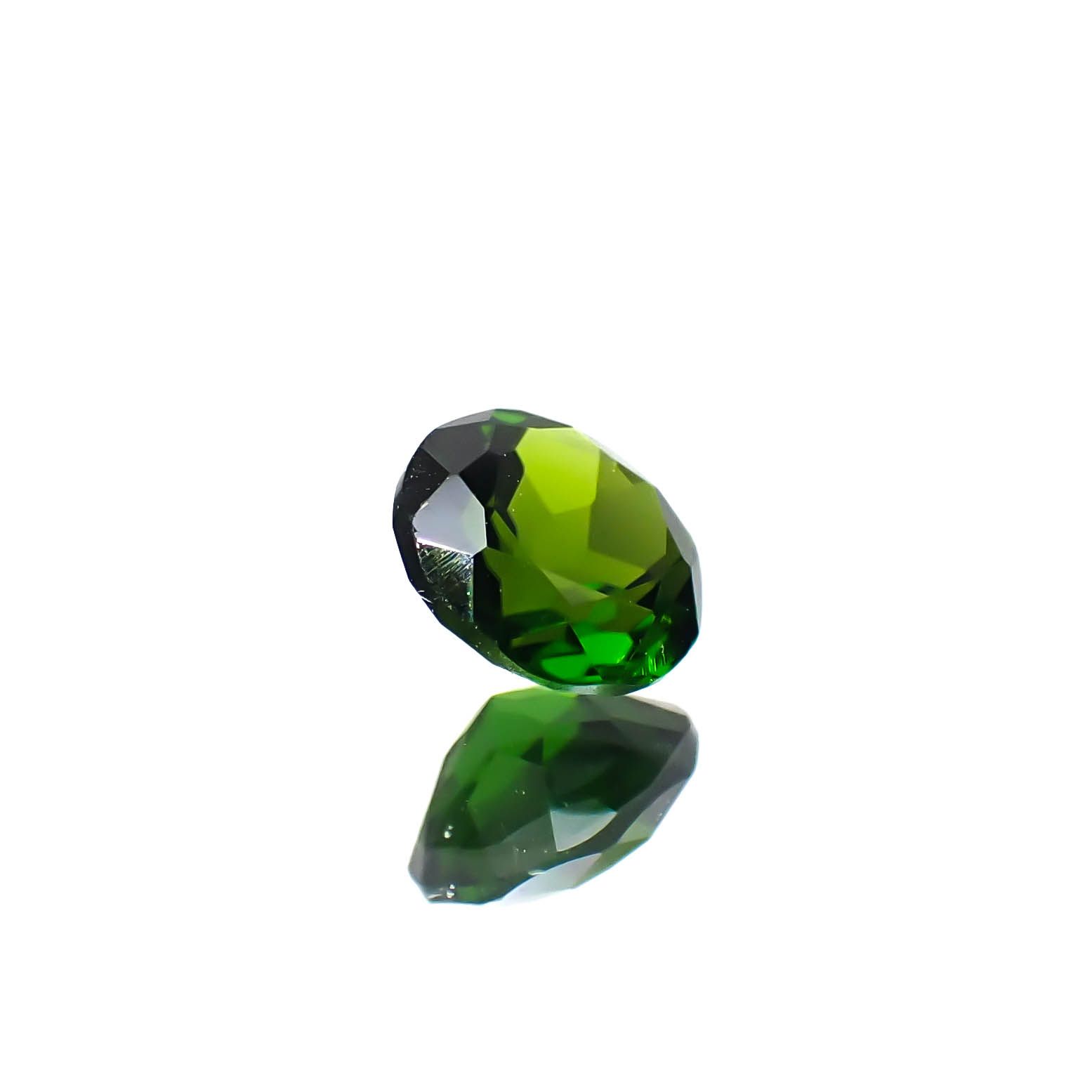 クロムダイオプサイド(宝石名クロム・ダイオプサイド)ロシア産 0.52ct 識別済[250430278]5x5mm前後