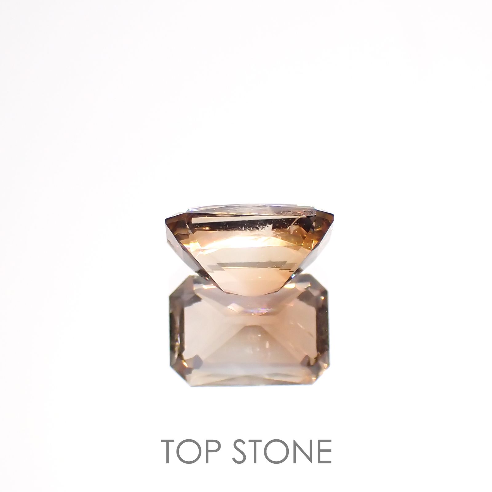 バイカラートパーズ ブラジル・ミナスジェライス州産 1.18ct[221018558]7.2x5.1mm前後