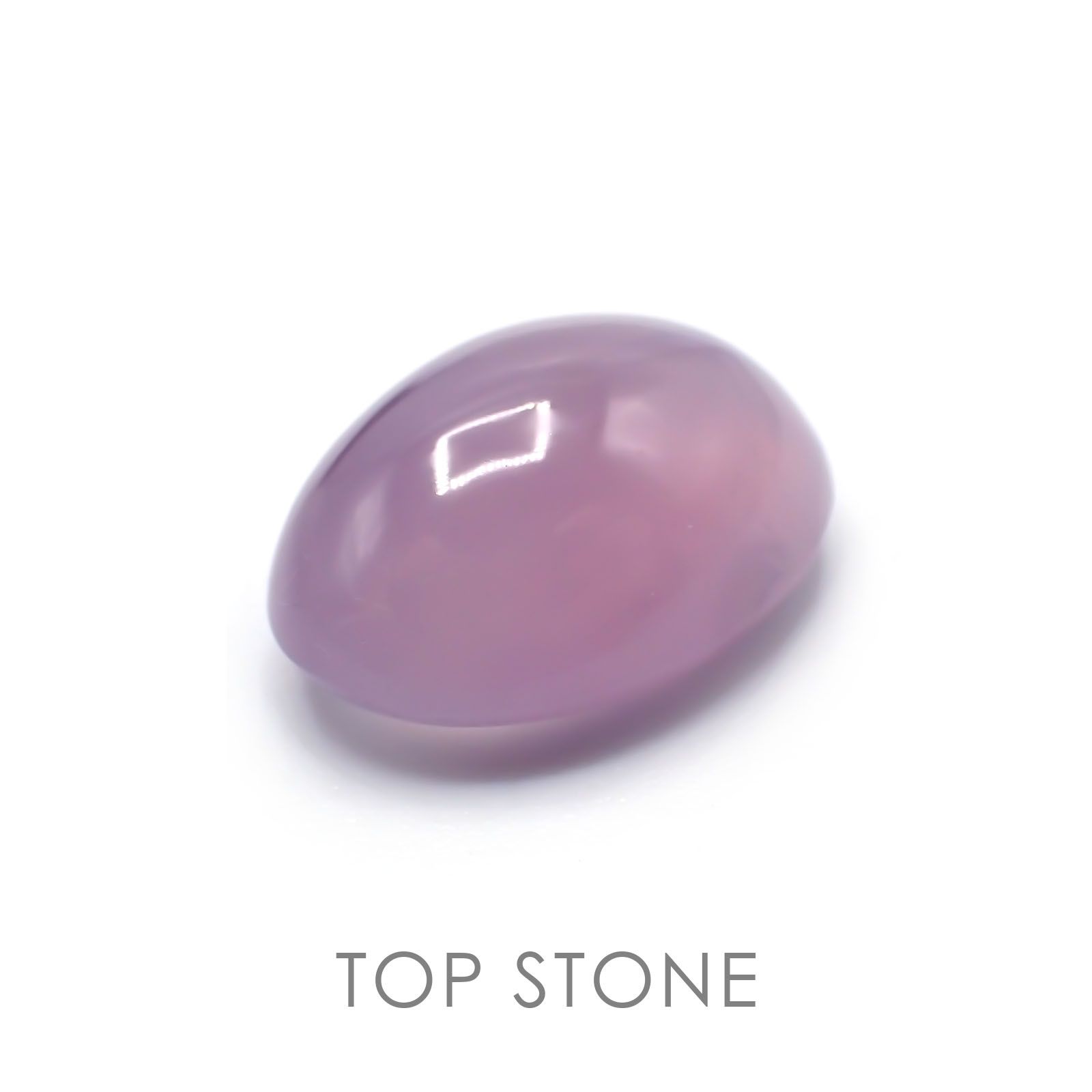 パープルカルセドニー インドネシア産 ルース 11.66ct[20117958]17.6×12.8mm前後