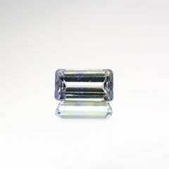 バイカラータンザナイト(宝石名バイカラー・ゾイサイト) タンザニア産 0.820ct ソ付(彩珠)[210711847]6.7×3.6mm前後