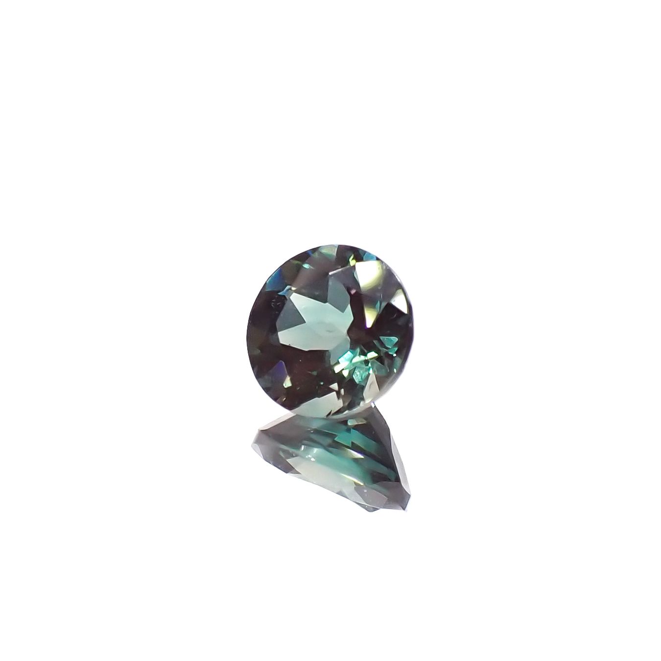 カラーチェンジアンデシン モンゴル産 0.49ct[240226315]5.1x5.1mm前後