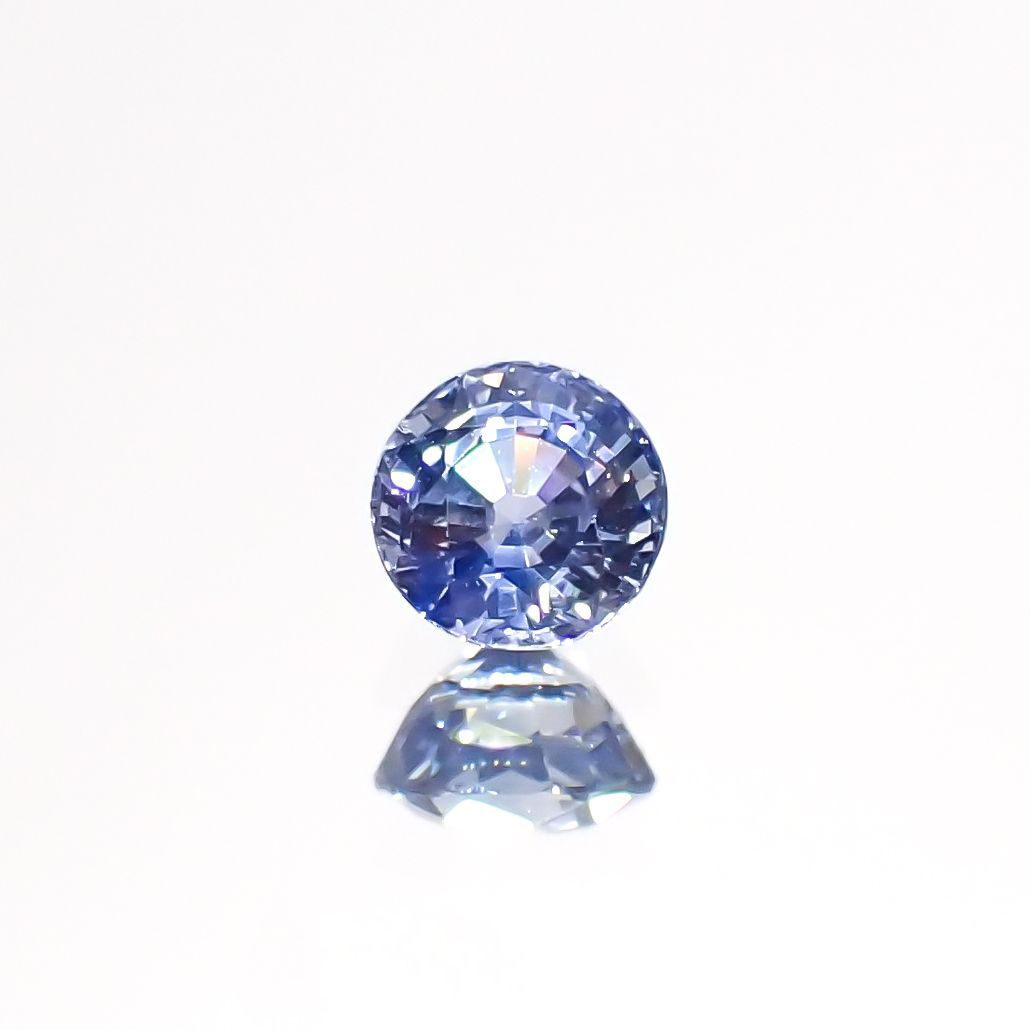 アイスブルーサファイア(宝石名サファイア)スリランカ/マダガスカル産 0.52ct 識別済[220515968]4.5x4.5mm前後