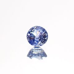 アイスブルーサファイア(宝石名サファイア)スリランカ/マダガスカル産 0.52ct 識別済[220515968]4.5x4.5mm前後