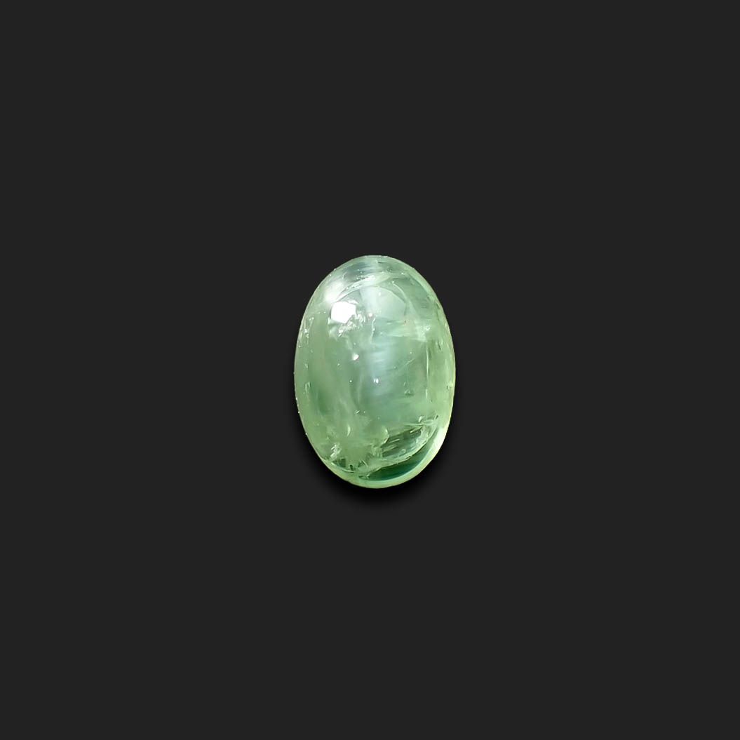 バナジウムコーネルピンキャッツアイ(宝石名コーネルピン)タンザニア産 1.13ct 識別済[240125872]7.3x5.1mm前後