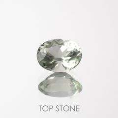 ライムヘルデライト(宝石名ヘルデライト)ブラジル産 0.28ct 識別済[221018660]4.7x3.4mm前後