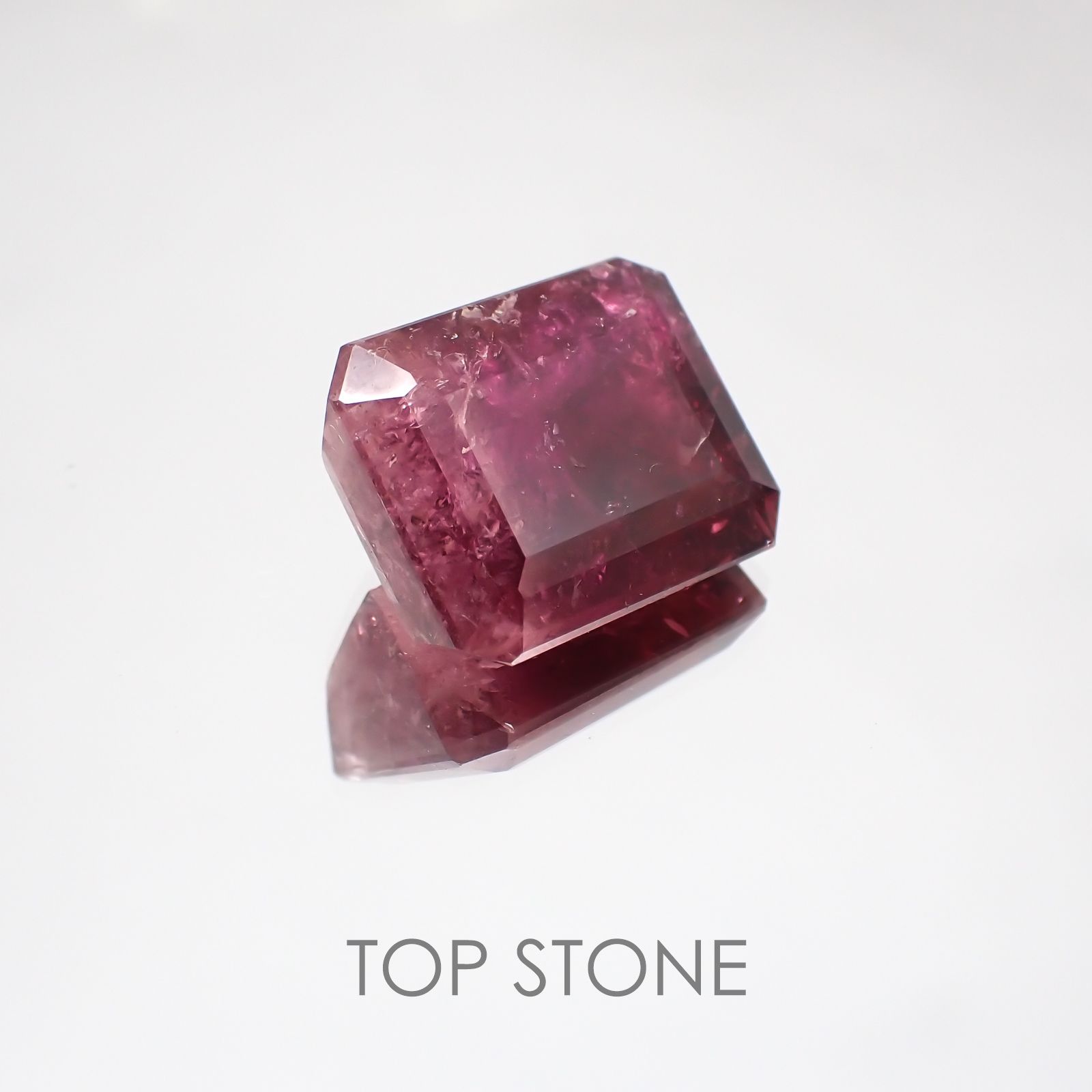 バイカラートルマリン(宝石名バイカラー・トルマリン)ブラジル産 13.589ct ソ付(彩珠)[220717190]15.8x12.6mm前後