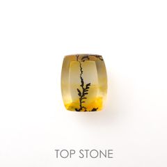 デンドリチッククォーツ ブラジル産 3.95ct[220817339]11.6x9.4mm前後