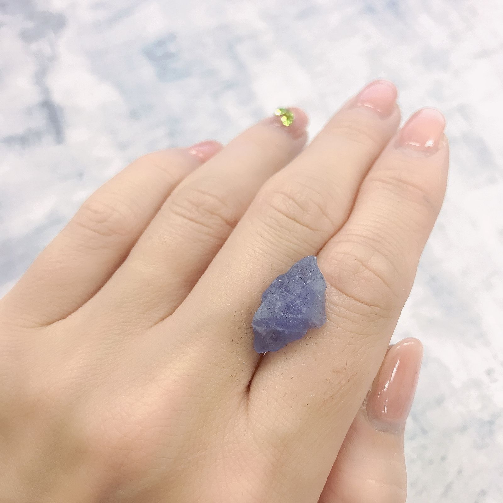 ハックマナイト原石 アフガニスタン産 6.83ct[220415675]19.1x11.3mm前後