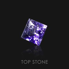 ◇プリンセスカット◇アイオライトサンストーン インド・ブラジル産 ルース 0.27ct[20128416]4×4mm前後