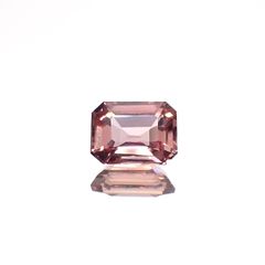 パパラチャサファイア非加熱(宝石名サファイア/別名パパラチャ・サファイア)スリランカ産 0.49ct GIA鑑付[231224697]5.1x3.9mm前後