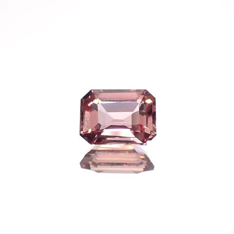 パパラチャサファイア非加熱(宝石名サファイア/別名パパラチャ・サファイア)スリランカ産 0.49ct GIA鑑付[231224697]5.1x3.9mm前後