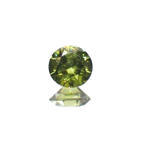 デマントイドガーネット(宝石名デマントイド・ガーネット)ロシア産 0.27ct 識別済[221119171]3.9x3.9mm前後