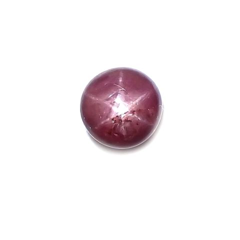 パープルスターサファイア(宝石名パープル・スター サファイア)インド産 1.66ct 識別済[230522218]6x6mm前後