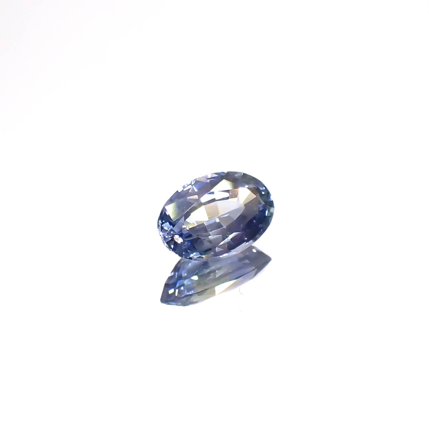 アイスブルーサファイア スリランカ産 0.53ct[230722689]6.1x4mm前後