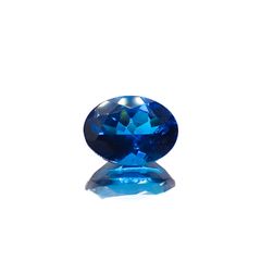 ディープブルーアパタイト  マダガスカル産 0.83ct[230421659]6.9x5.1mm前後