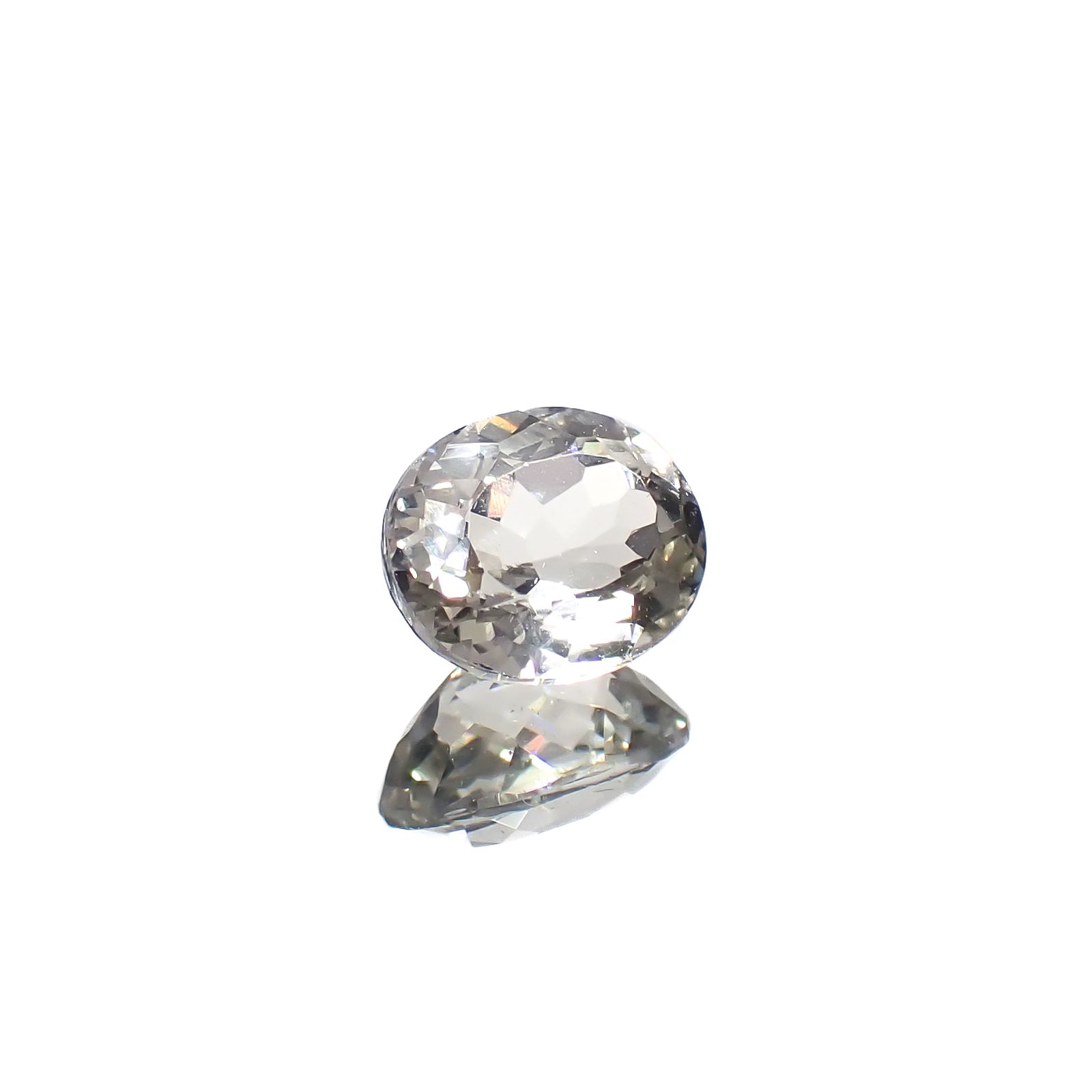 シルバーアパタイト フルオレッセンス アフリカ産 1.04ct[240928964]6.8x5.7mm前後