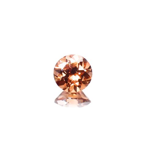 オレンジジルコン スリランカ/カンボジア産 1.48ct[240628110]6.5x6.4mm前後
