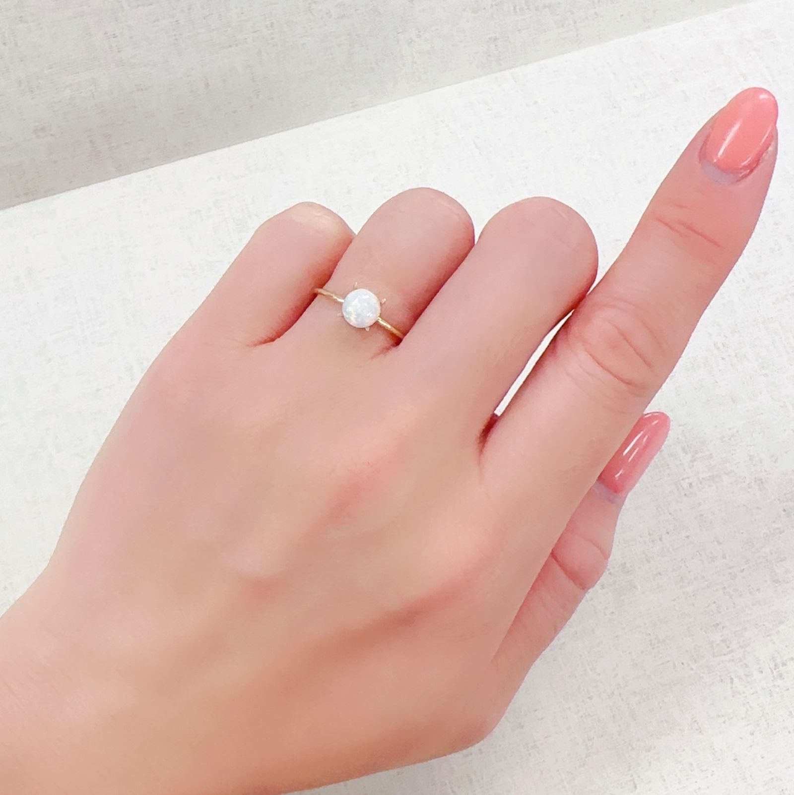 エチオピアオパール エチオピア産 0.52ct[230321051]6x5.9mm前後