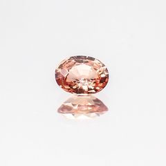 パパラチャサファイア スリランカ産 0.221ct CGL鑑付[20107260]4.1×3.1mm前後