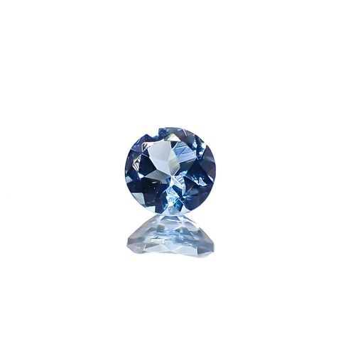サンタマリアアクアマリン(宝石名アクアマリン)ブラジル産 0.14ct 識別済[240226019]3.4x3.4mm前後