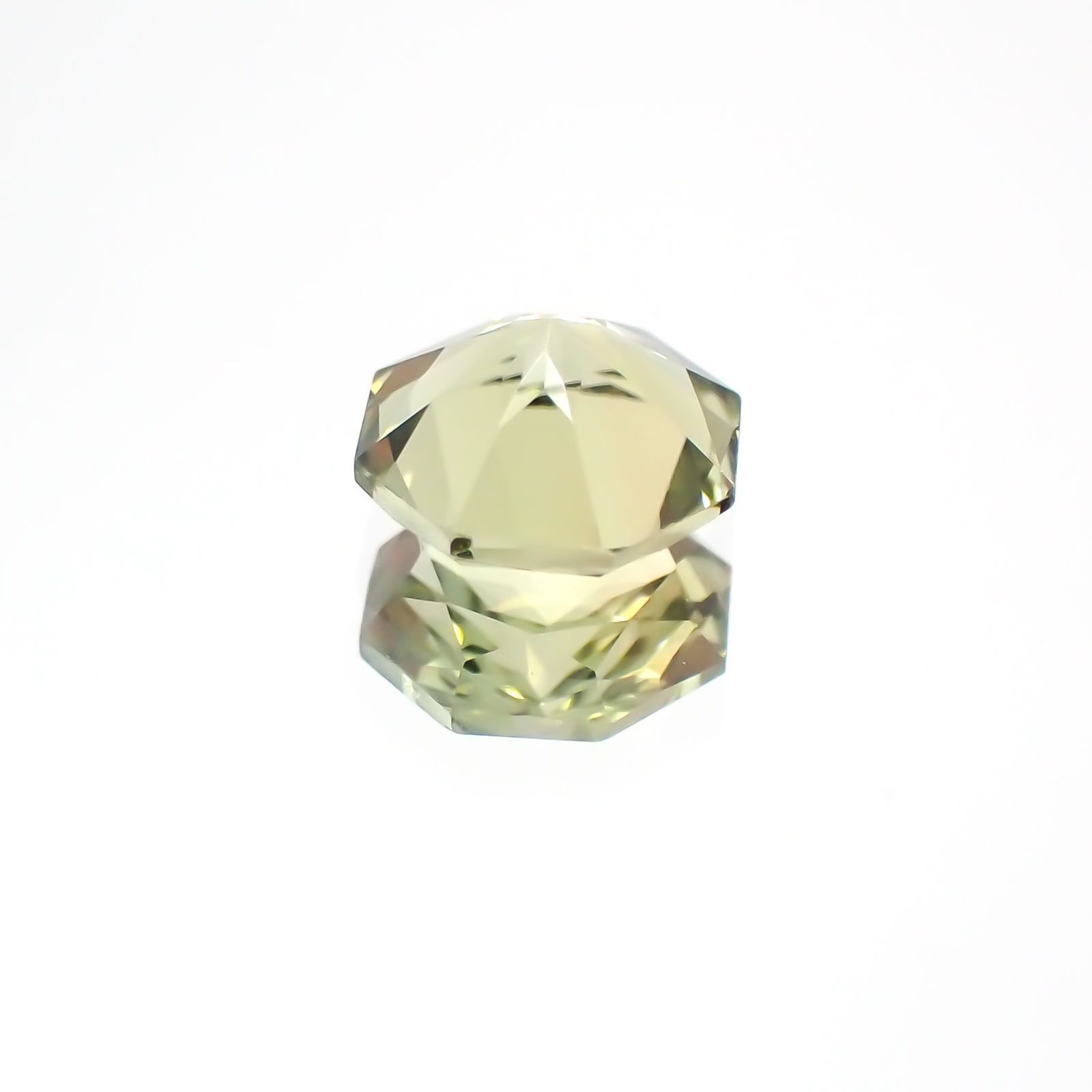 ◇オクタゴンカット◇グリーントルマリン SA(宝石名グリーン・トルマリン)ブラジル産 0.49ct 識別済[231124200]5.1x5.1mm前後
