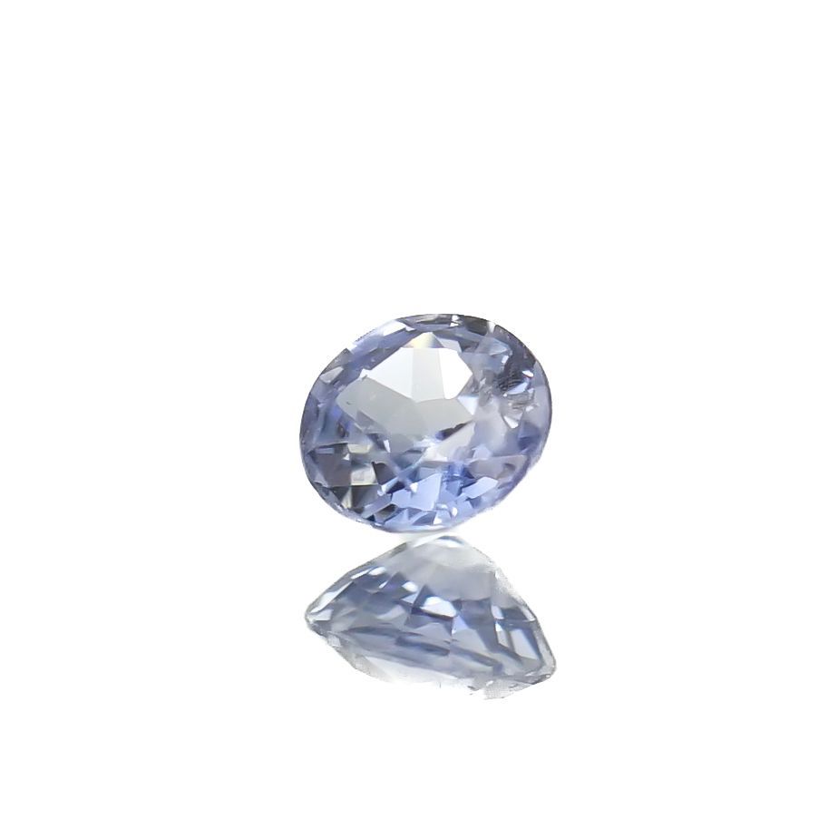 アイスブルーサファイア(宝石名サファイア)スリランカ/マダガスカル産 0.28ct 識別済[230119945]3.8x3.8mm前後