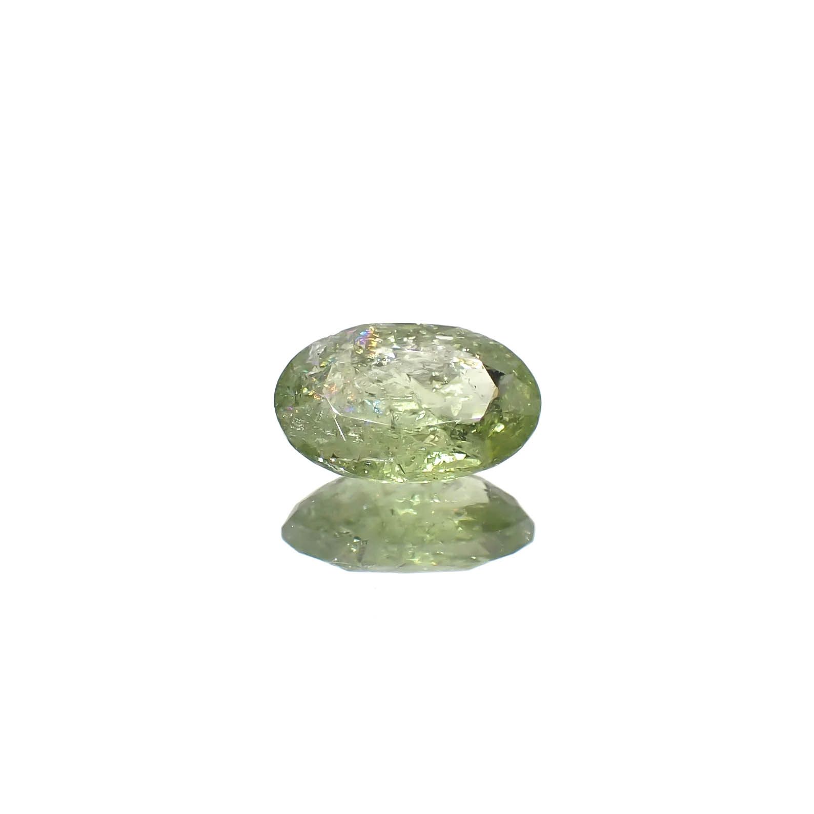 イリデッセンスクロムトルマリン ケニア産 0.83ct[240928936]7.6x5mm前後