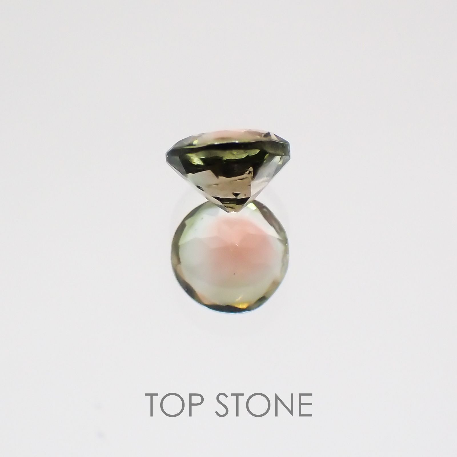 バイカラートルマリン ブラジル産 ルース 0.27ct[21049014]4×4mm前後