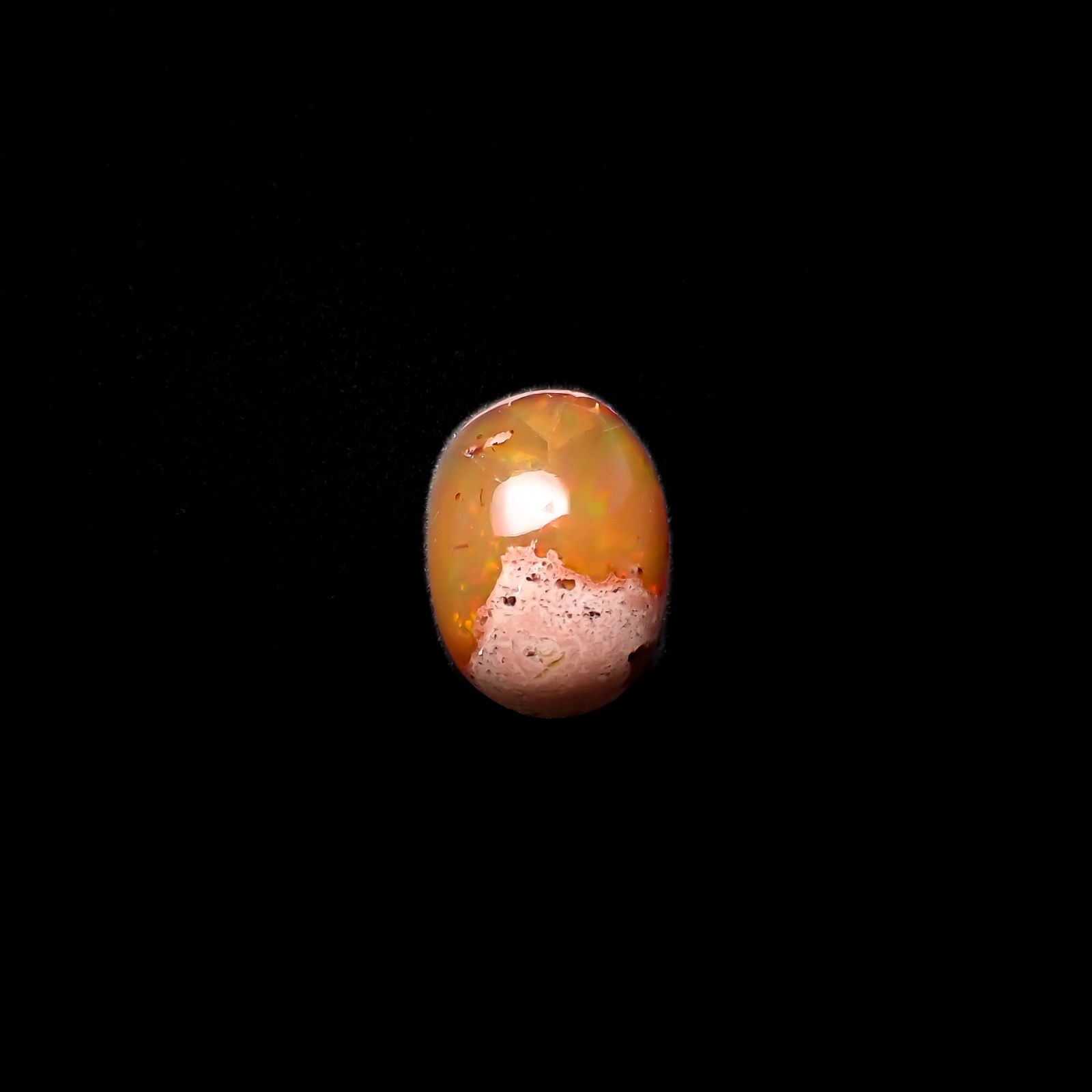 カンテラオパール メキシコ産 6.19ct[240125304]14.7x10.6mm前後