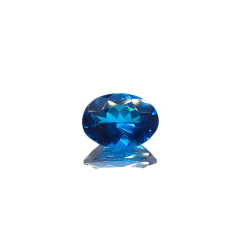 ディープブルーアパタイト  マダガスカル産 0.64ct[230421661]6.7x4.9mm前後