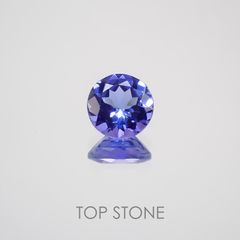 タンザナイト(宝石名タンザナイト) タンザニア産 0.47ct 識別済[210610070]5×5mm前後