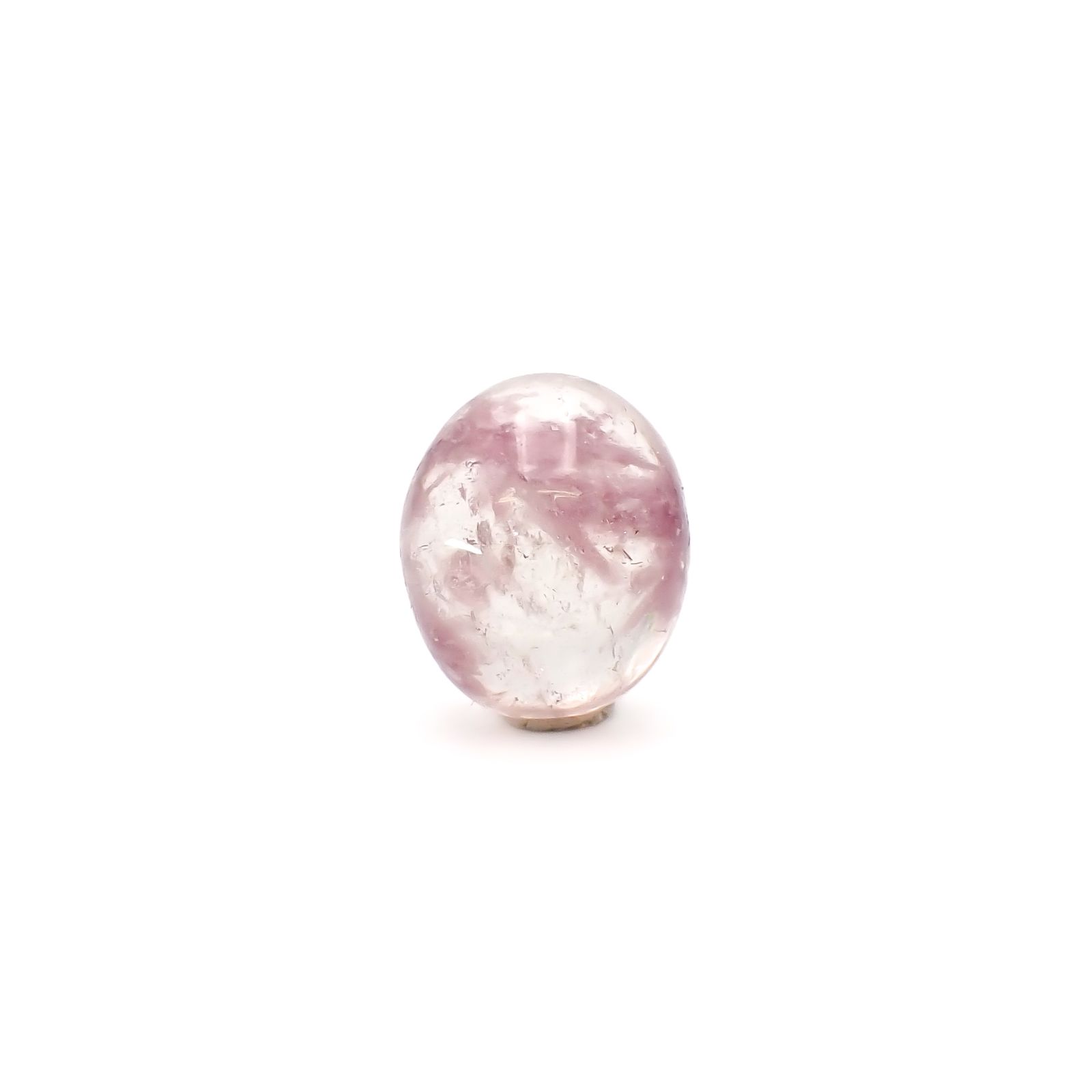 レピドライトインクォーツ ブラジル・ミナスジェライス州産 11.29ct / 15.7x13mm前後 [260331881]