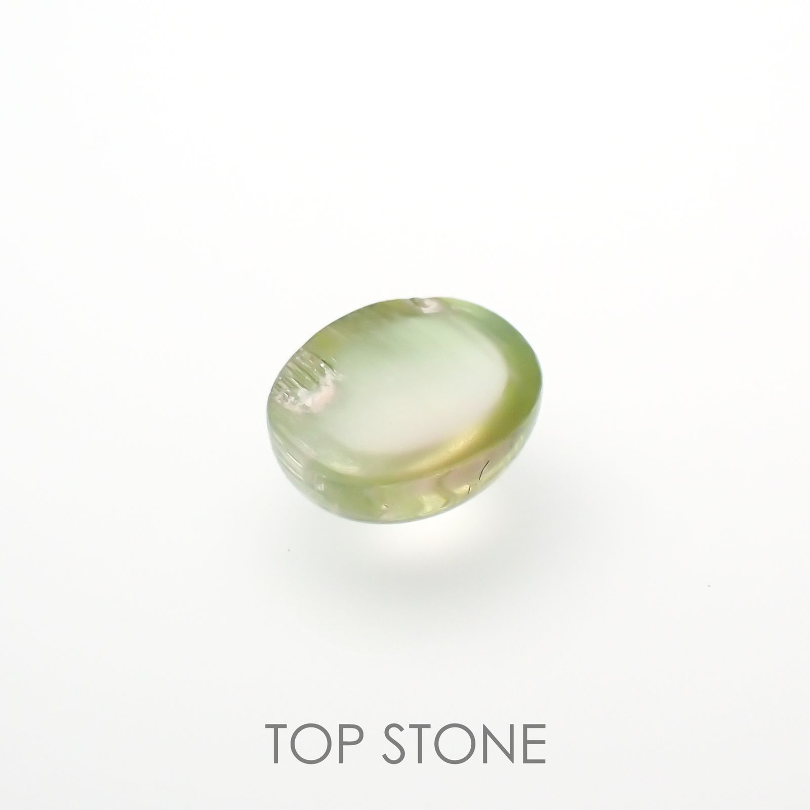 バイカラートルマリンキャッツアイ ブラジル産 0.77ct[221018609]6x4.9mm前後
