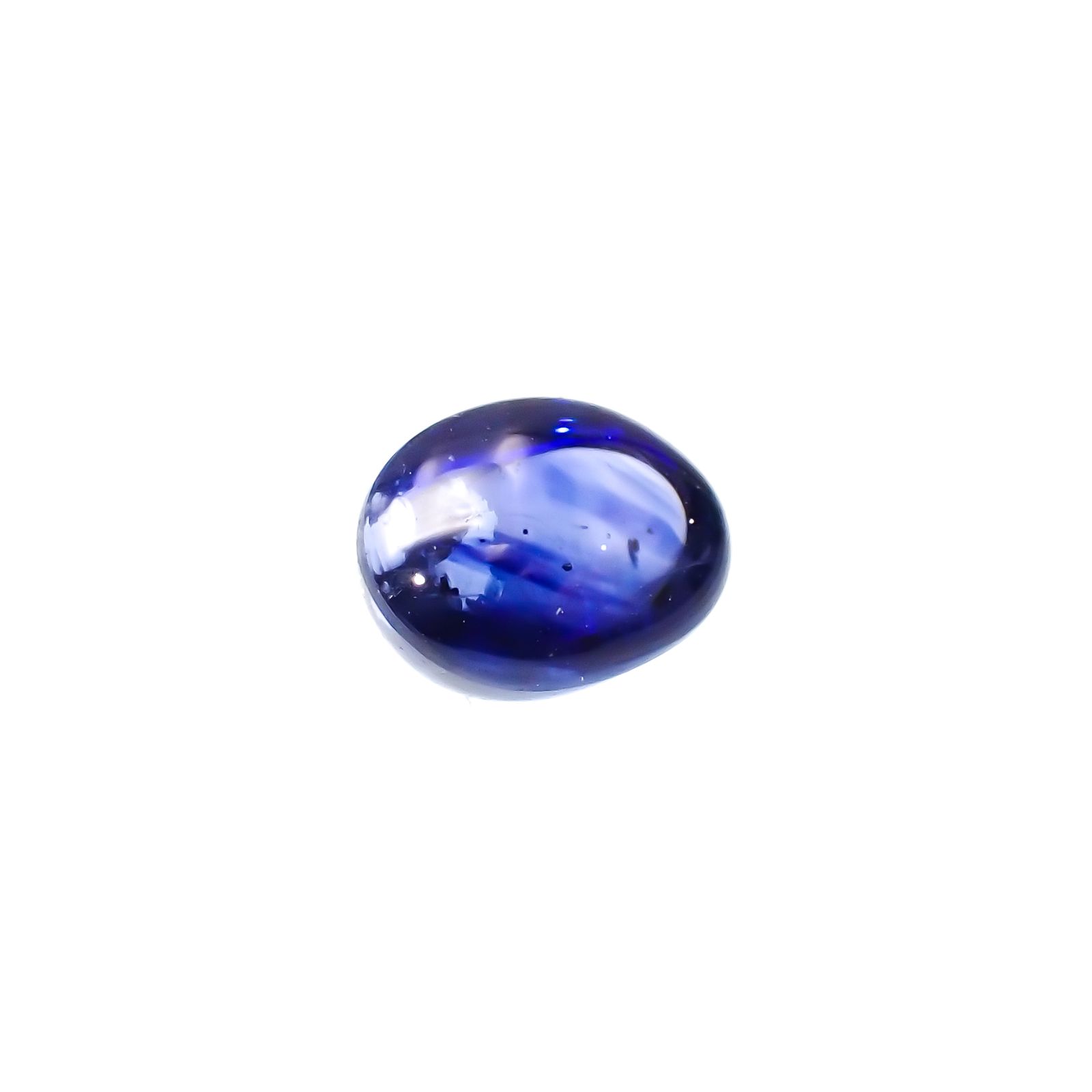 サファイア(宝石名ブルー・サファイア)スリランカ/マダガスカル産 0.96ct 識別済[230923438]5.7x4.4mm前後