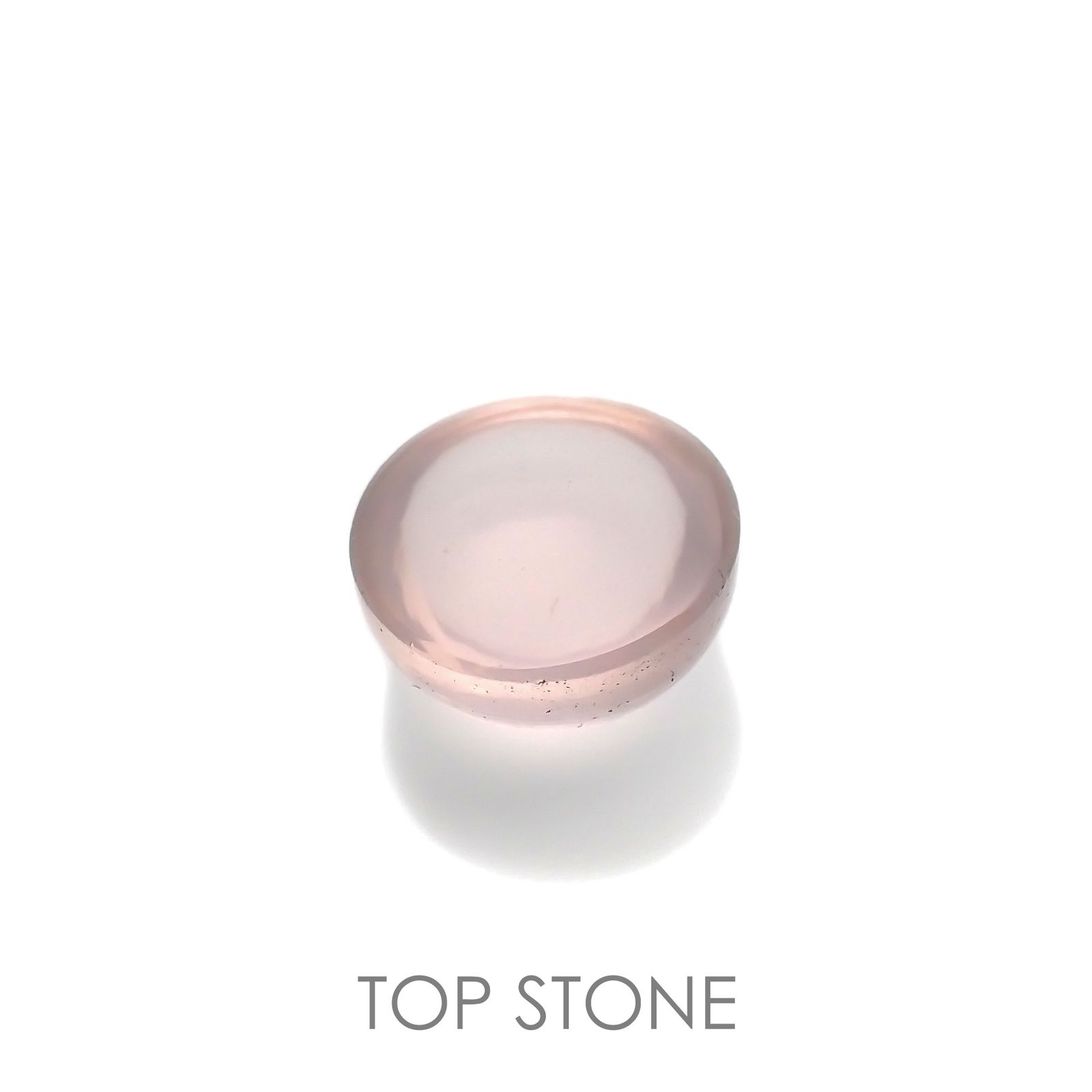 スターローズクォーツ(宝石名スター・ローズ・クォーツ) マダガスカル産 3.97ct 識別済[201912813]10×10mm前後