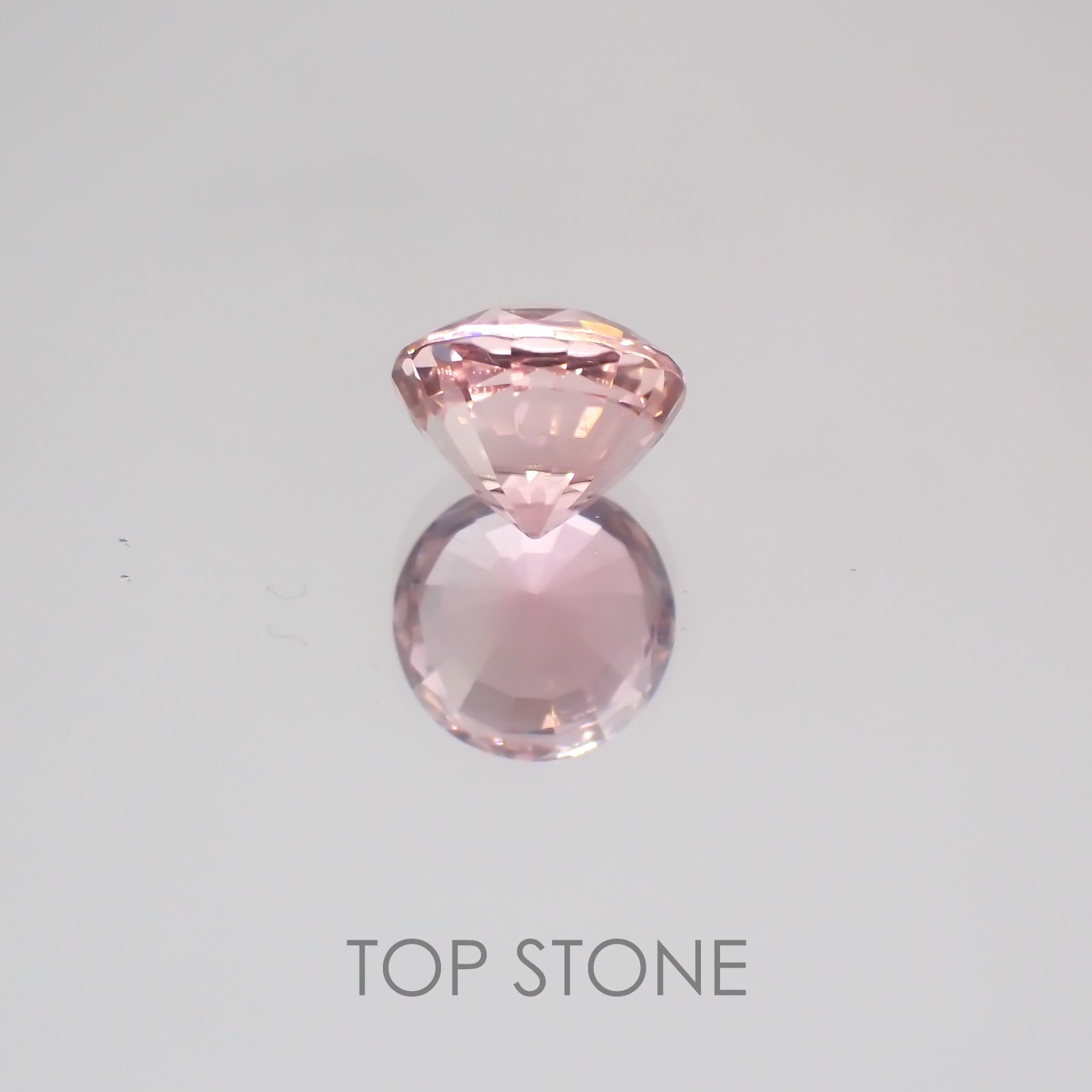 ピンクトルマリン パパラチャカラー ルワンダ産 ルース 1.14ct[21039977]6.3×6.3mm前後