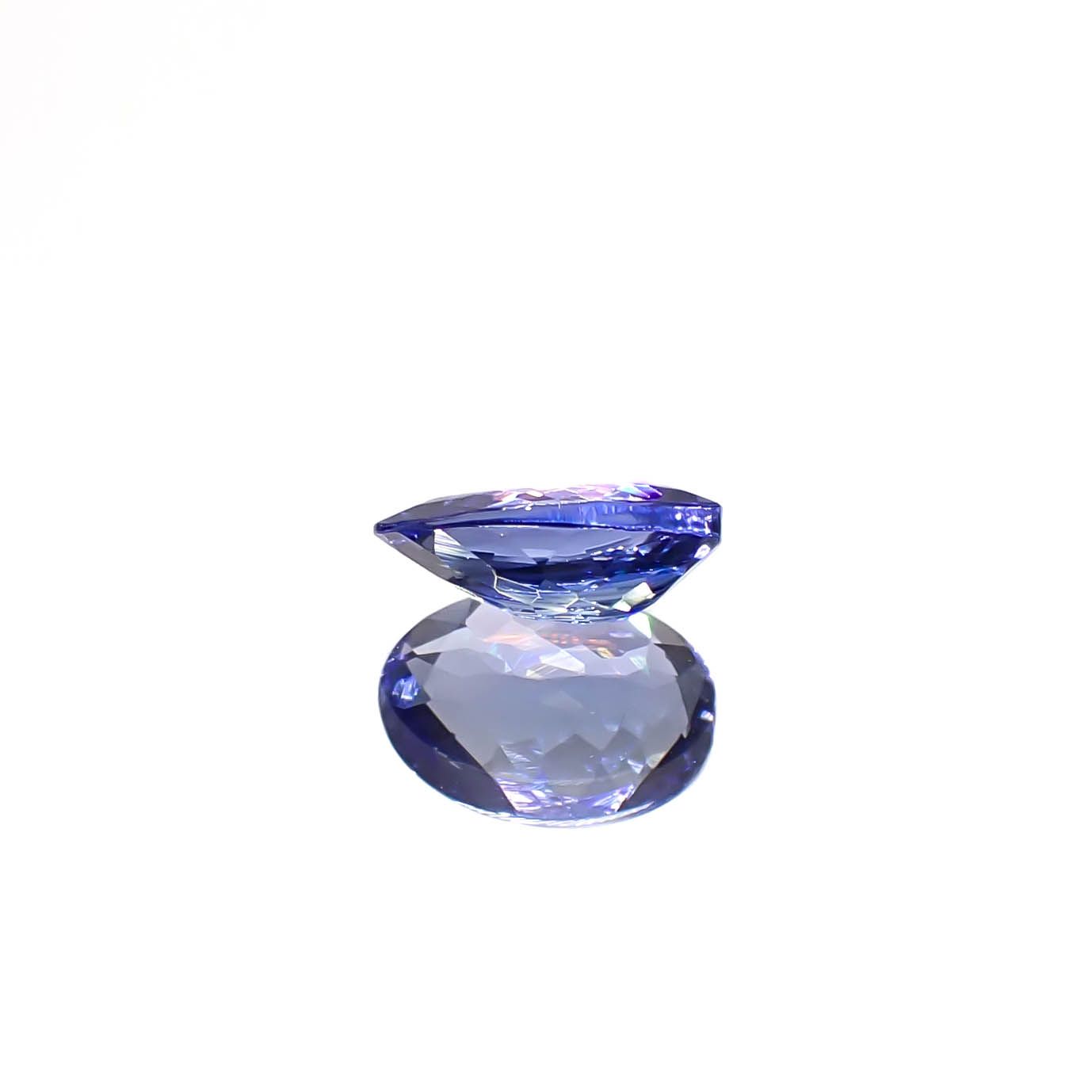 タンザナイト(宝石名タンザナイト)タンザニア産 0.67ct 識別済[240627888]6.9x5mm前後