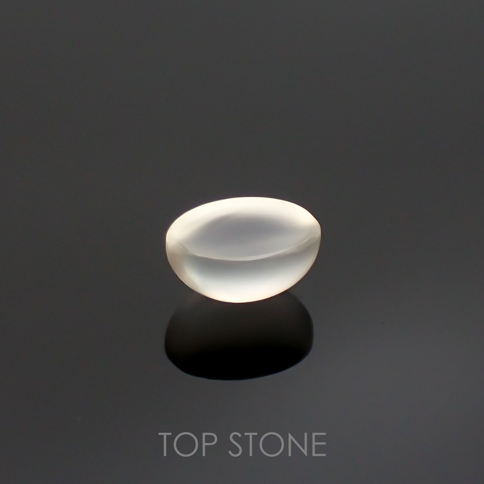 ムーンストーンキャッツアイ(宝石名ムーンストーン・キャッツアイ)インド産 0.64ct 識別済[220515788]6x4mm前後