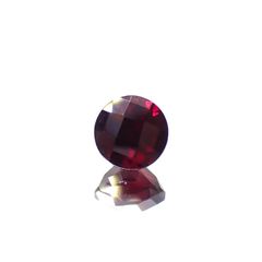 ◇チェッカーカット◇アントヒルガーネット(クロムパイロープガーネット)(宝石名 含クロム アルマンディン パイロープ・ガーネット)アメリカ・アリゾナ州産 0.920ct ソ付(彩珠)[231224536]5.5x5.5mm前後