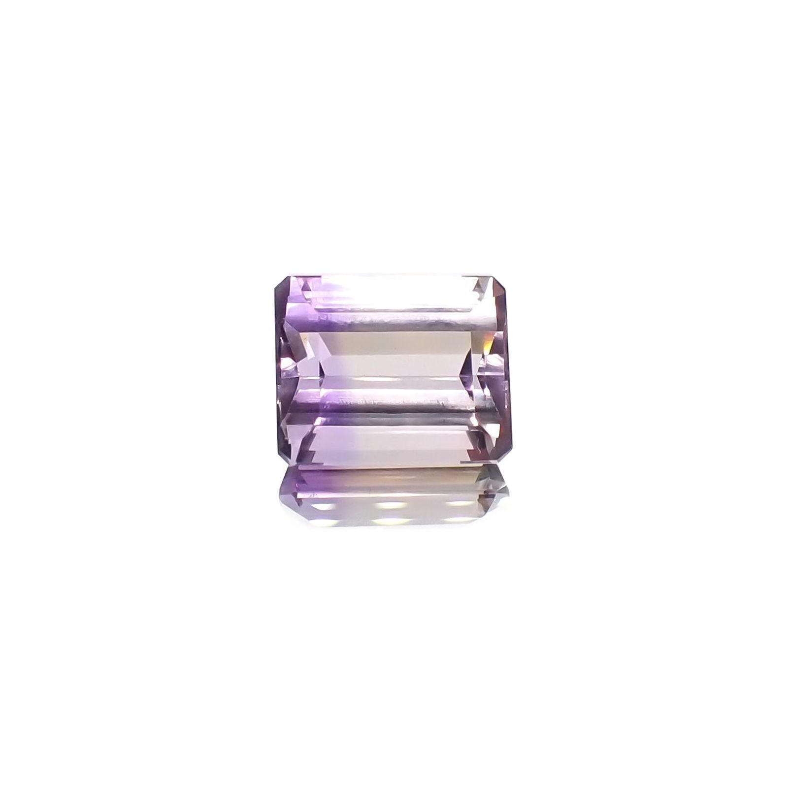 アワーグラスアメジスト(宝石名バイカラー・クォーツ)モロッコ産 識別済 4.56ct / 11.2x9mm前後 [220917634]
