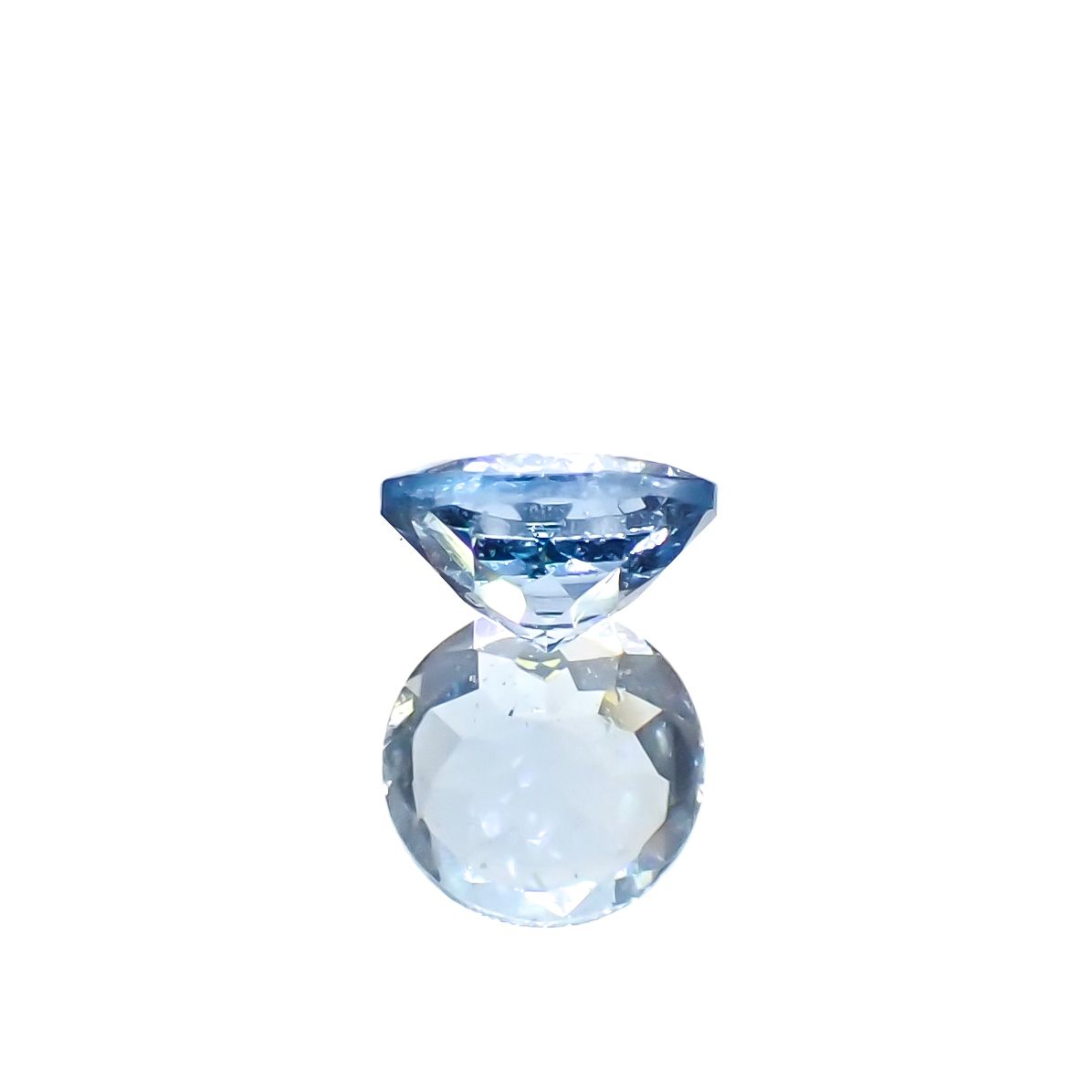 アクアマリン(宝石名アクアマリン)モザンビーク産 0.42ct 識別済[240226012]5x5mm前後