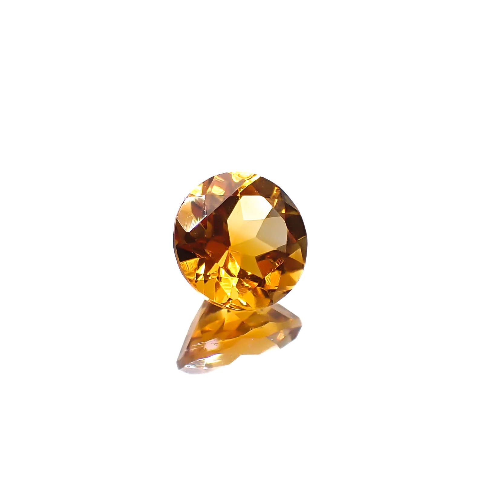 マデイラシトリン ブラジル・ミナスジェライス州産 1.13ct [250630575]7x7mm前後